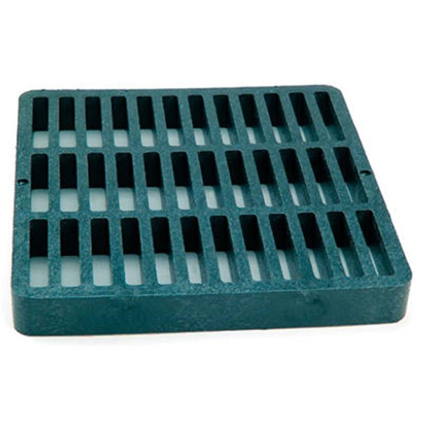 Homestead 990 9 x 9 in. Square Grate; Green HO577890